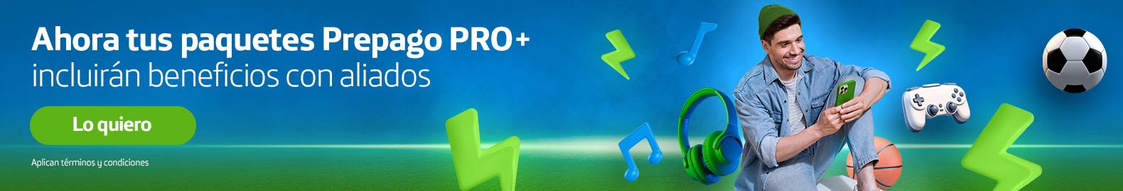 Movistar Prepago y Paquetes Prepago Pro mas 