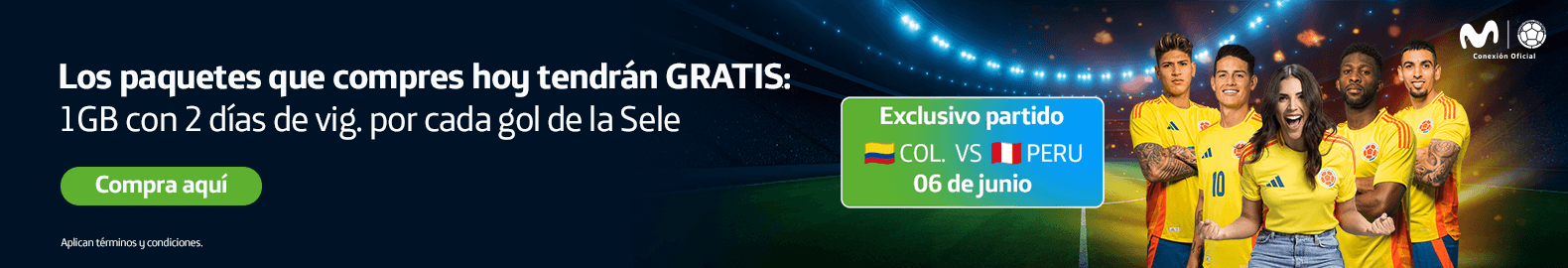 Movistar Prepago Pro y Colombia