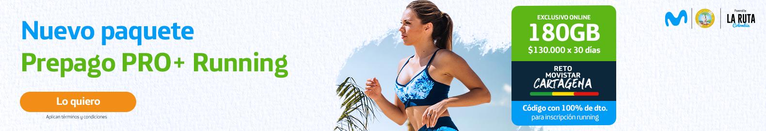 Movistar Prepago Pro y Reto Cartagena Running