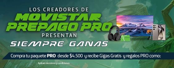 Movistar Prepago Pro y Siempre ganas navidad