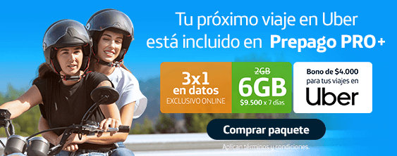 Movistar Prepago Pro y Uber