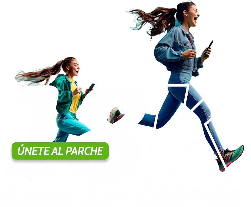 Chicas corriendo